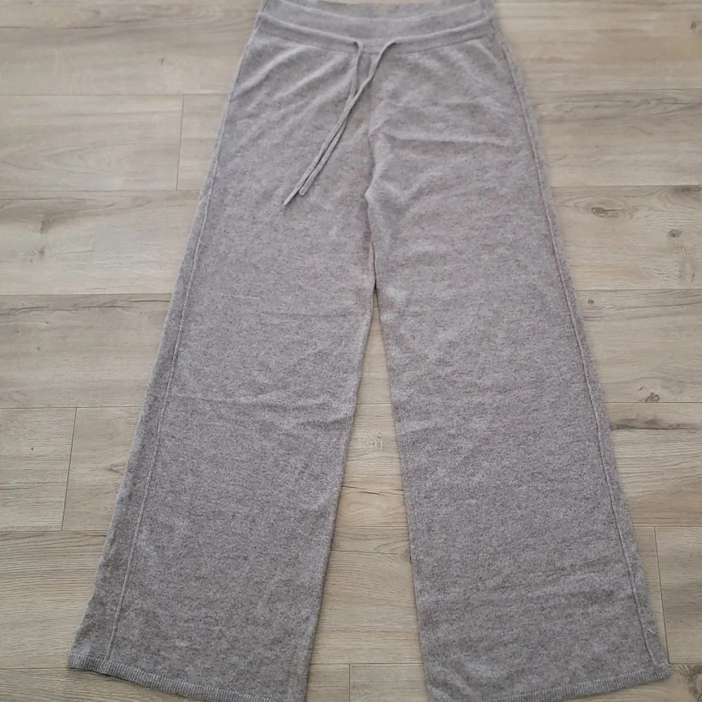 Le ORE Palermo Cashmere Wide Leg Pant Grey sz Small - Picture 4 of 7